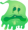 Green Ghost Icon